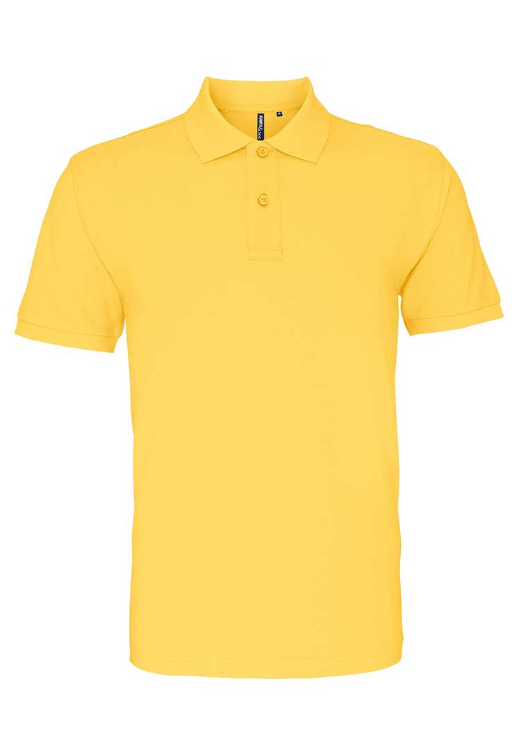 Men's Classic Fit Polo AQ010 in mustard