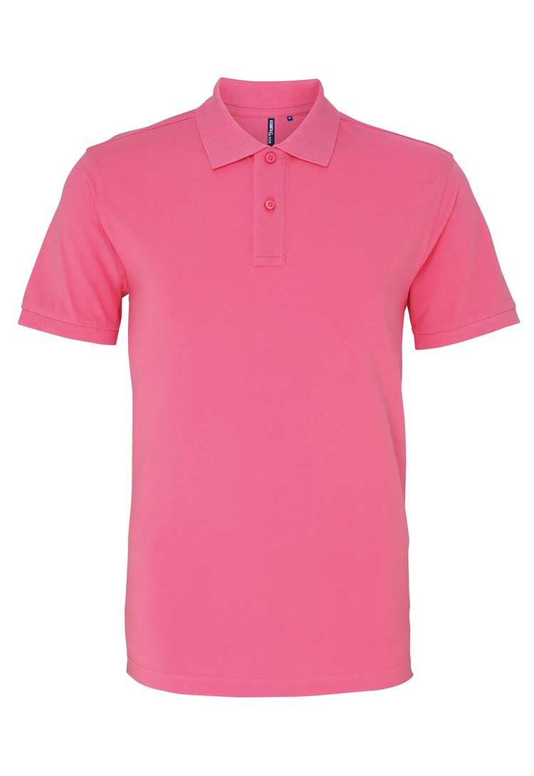 Men's Classic Fit Polo AQ010 in pink carnation