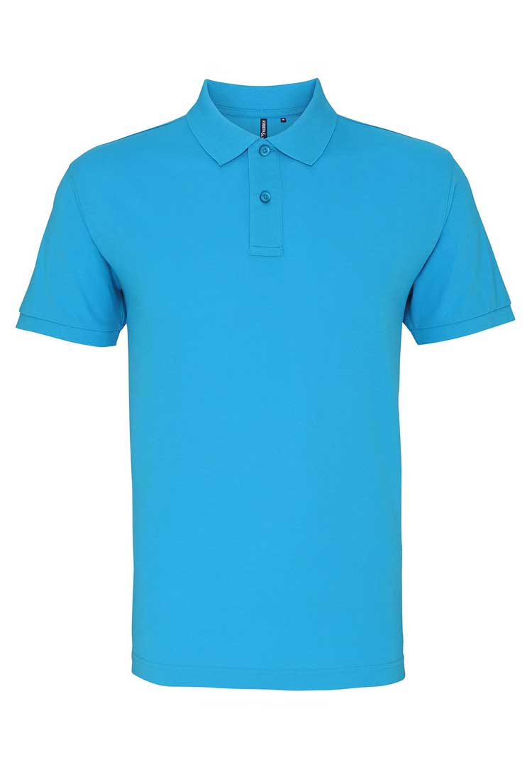 Men's Classic Fit Polo AQ010 in turquoise