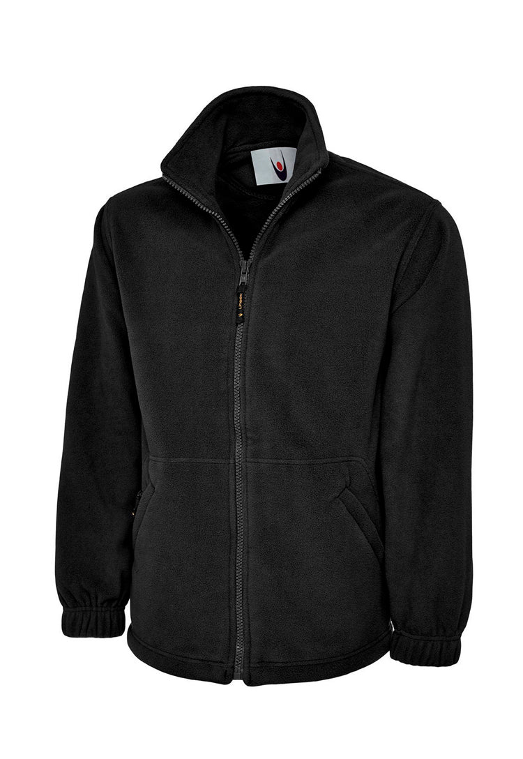 Fleece Jacket UC602 in Black with Free Logo Embroidery (Bundle of 8)