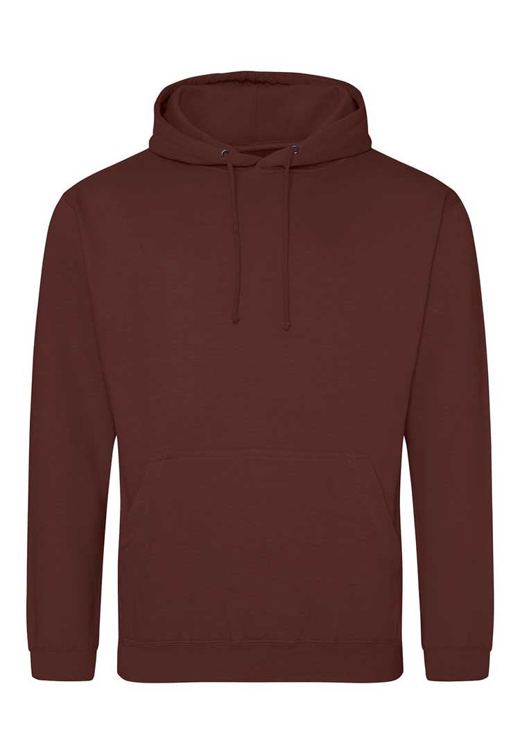 College Hoodie (White, Brown, Neutral) JH001 chocolate fudge brownie 