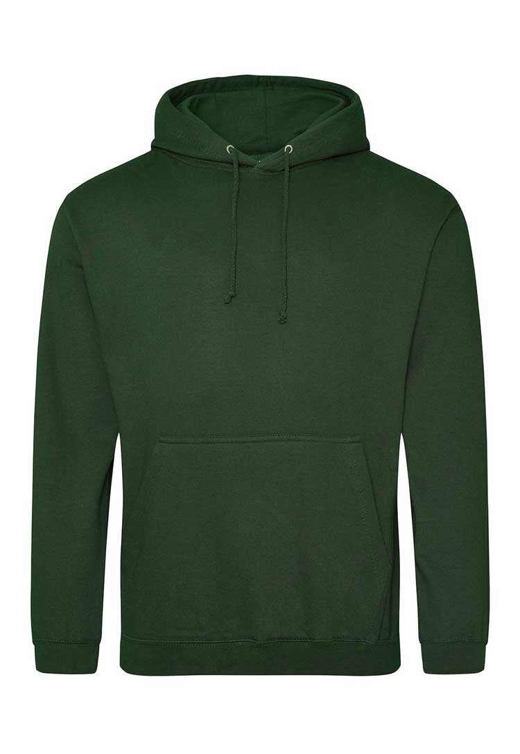 College Hoodie (Blue, Green) JH001 bottle green