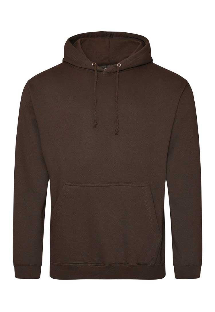 College Hoodie (White, Brown, Neutral) JH001 hot chocolate