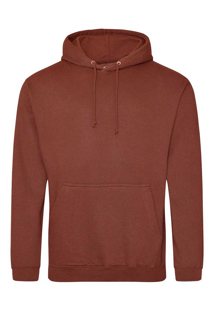 College Hoodie (White, Brown, Neutral) JH001 red rust