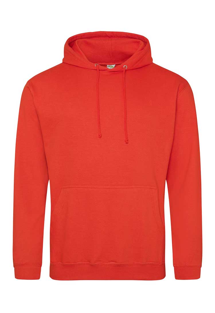 College Hoodie (Red, Orange, Yellow) JH001 sunset orange