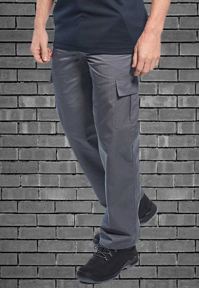 Arco Essentials Men's Black Cargo Trousers | Arco Essentials | Work Trousers  | Arco