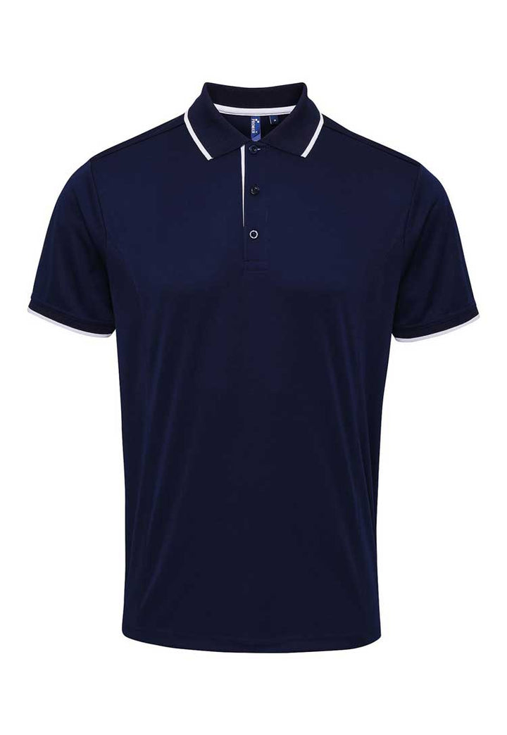 Contrast Coolchecker® Polo PR618 Navy/White