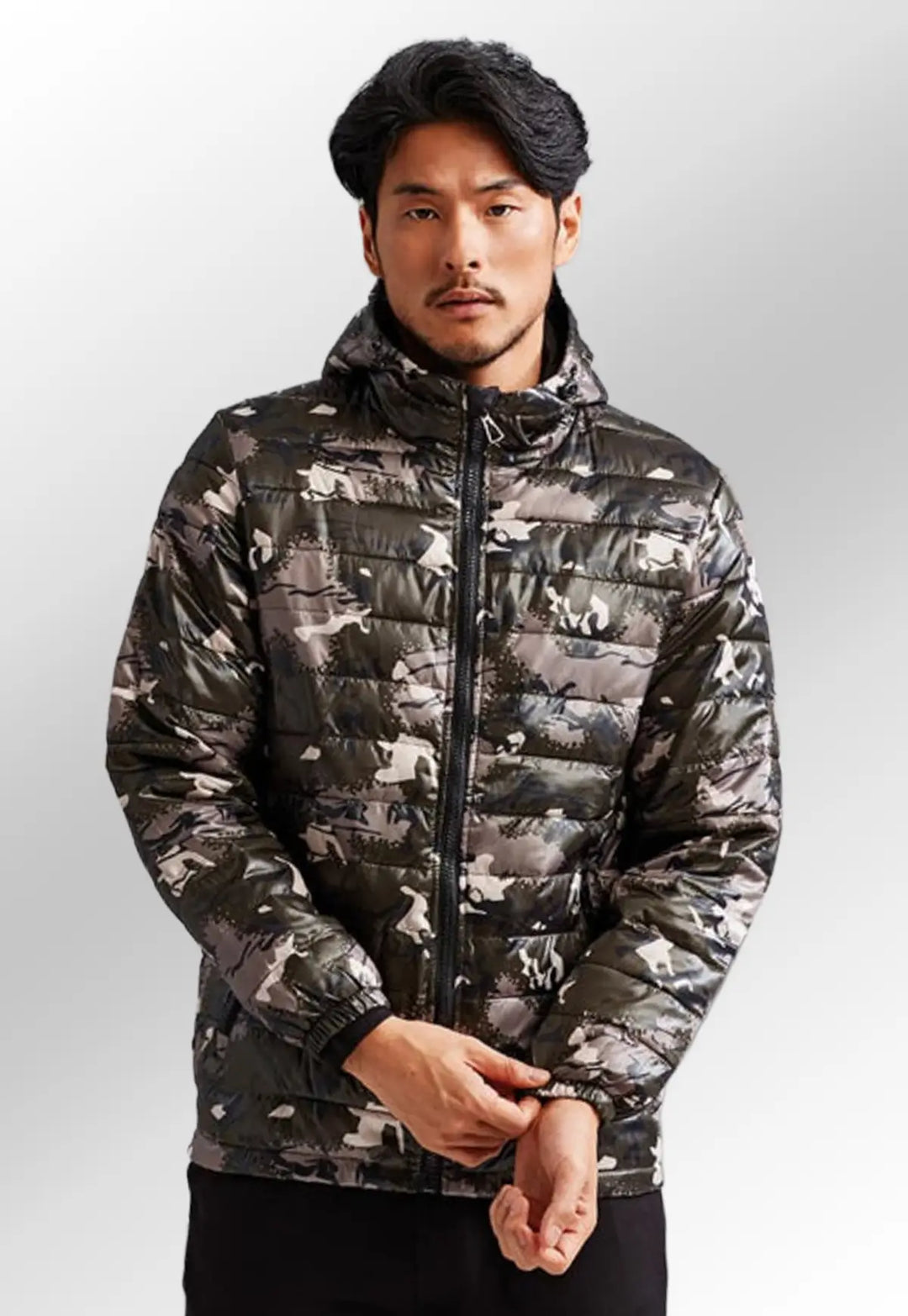 Contrast Padded Jacket - The Work Uniform Company