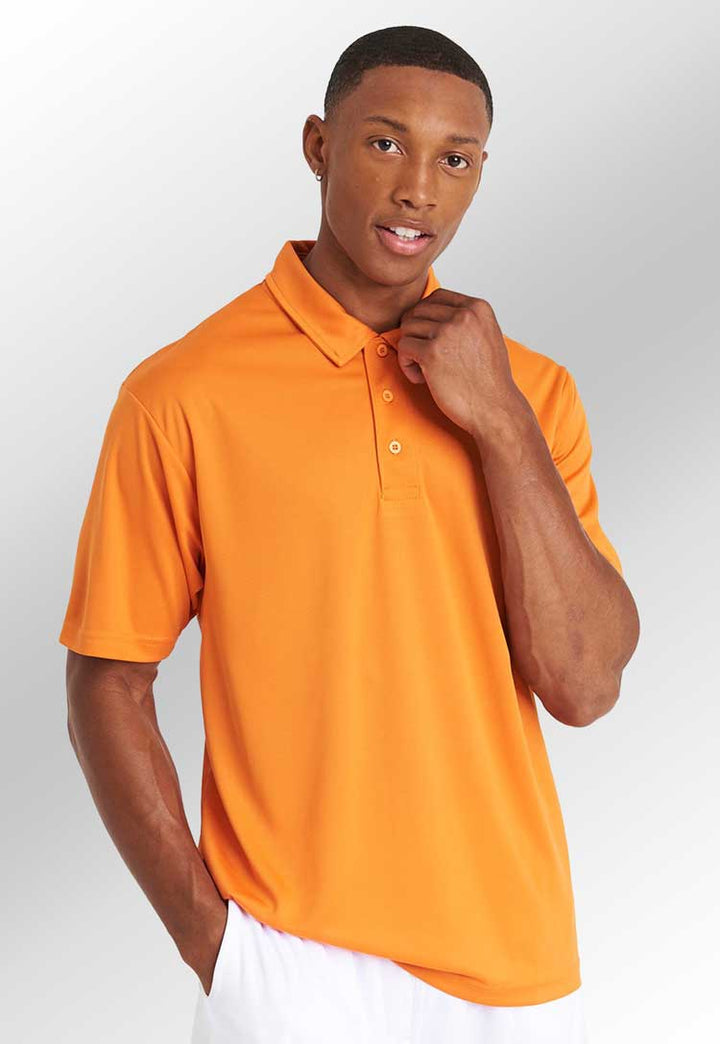 Model wearing Men's Cool Polo JC040