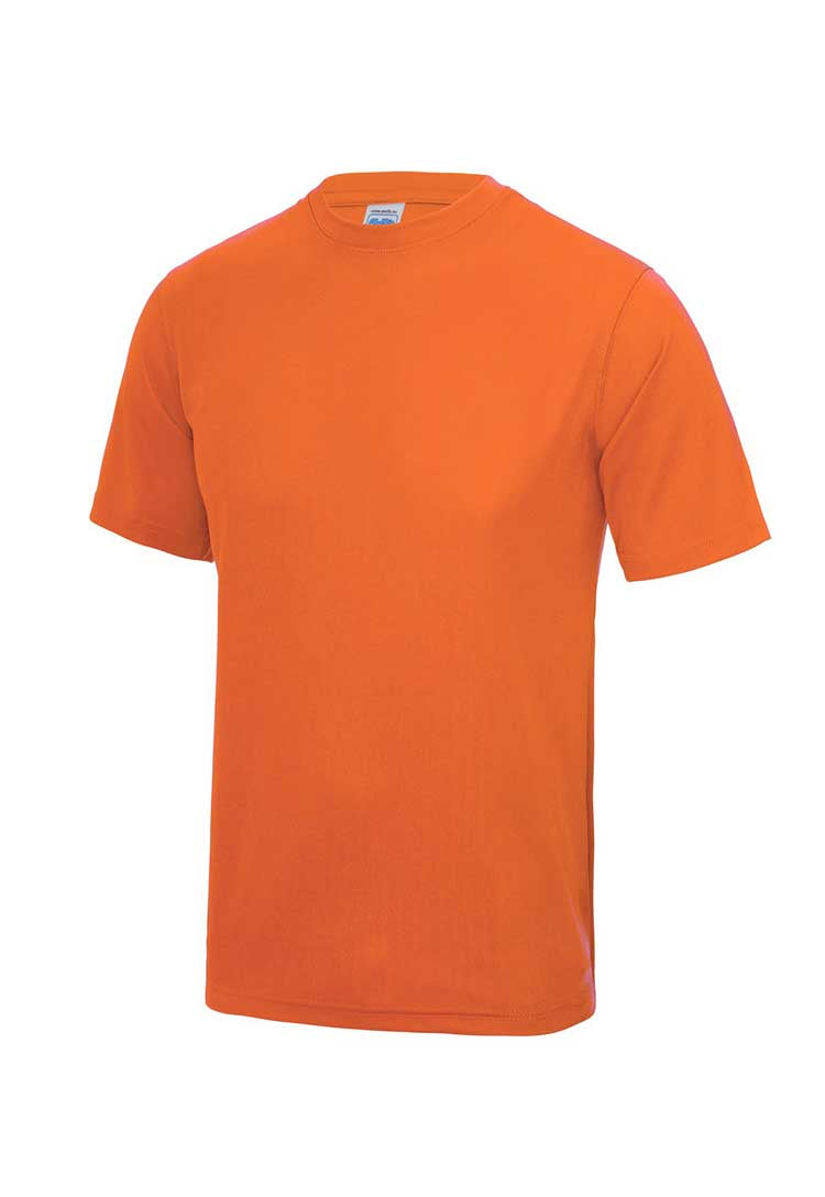 Men's Cool Tee (Red, Orange, Yellow) JC001 electric orange