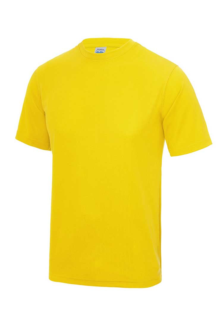 Men's Cool Tee (Red, Orange, Yellow) JC001 sun yellow