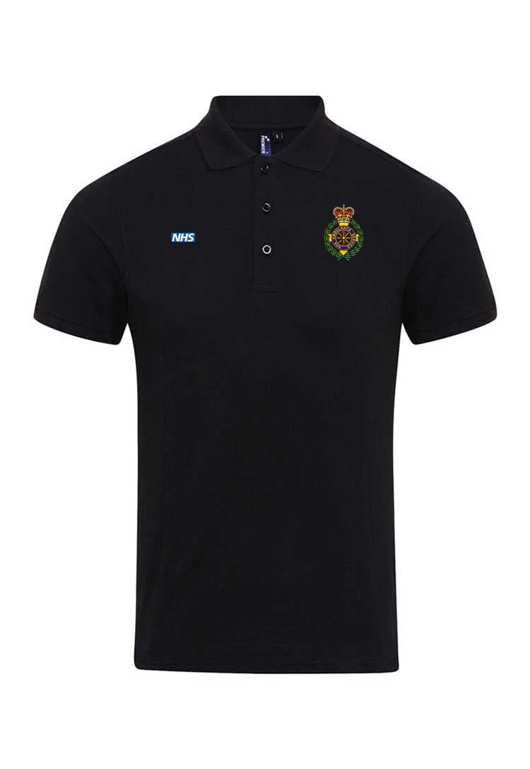 Ambulance Coolchecker® Plus Piqué Polo with Logos black