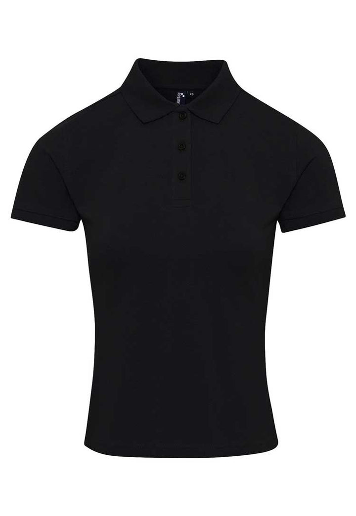 Women's Coolchecker® Plus Piqué Polo PR632 black