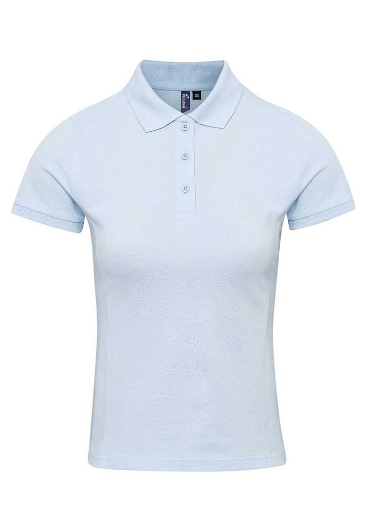 Women's Coolchecker® Plus Piqué Polo PR632 light blue