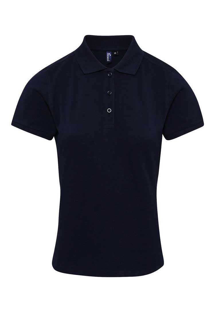 Women's Coolchecker® Plus Piqué Polo PR632 navy