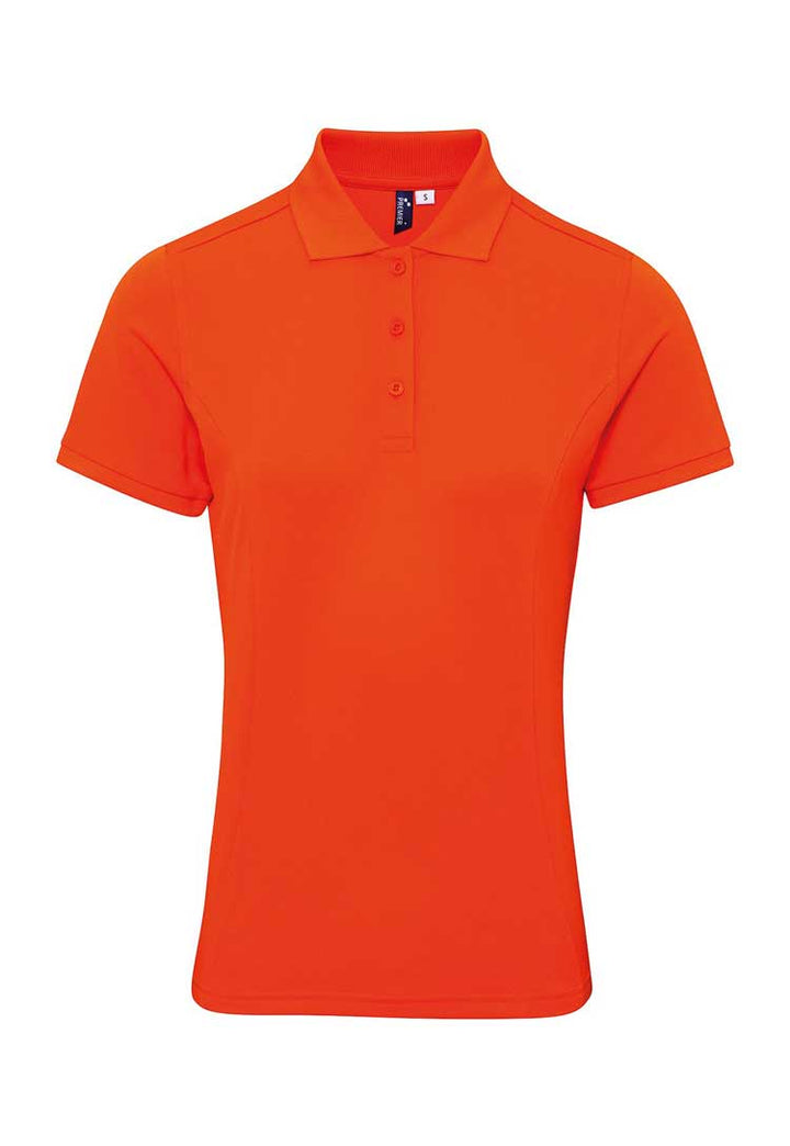 Women's Coolchecker® Plus Piqué Polo PR632 orange