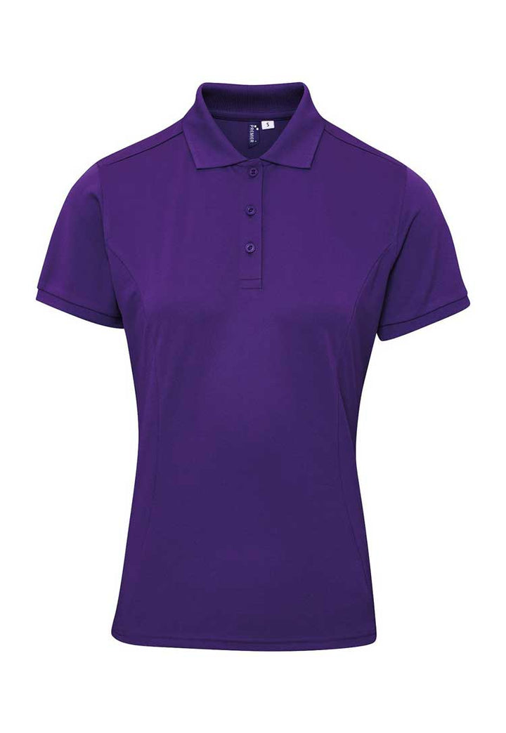 Women's Coolchecker® Plus Piqué Polo PR632 purple