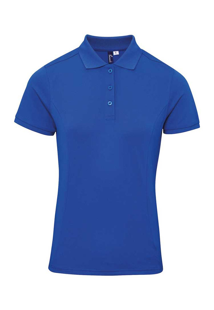 Women's Coolchecker® Plus Piqué Polo PR632 royal