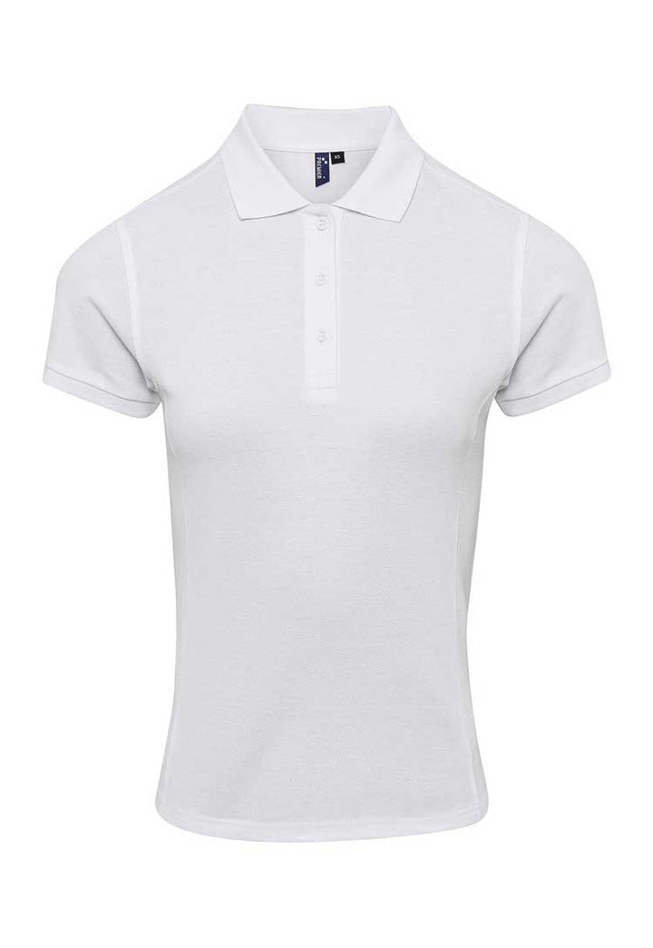 Women's Coolchecker® Plus Piqué Polo PR632 white