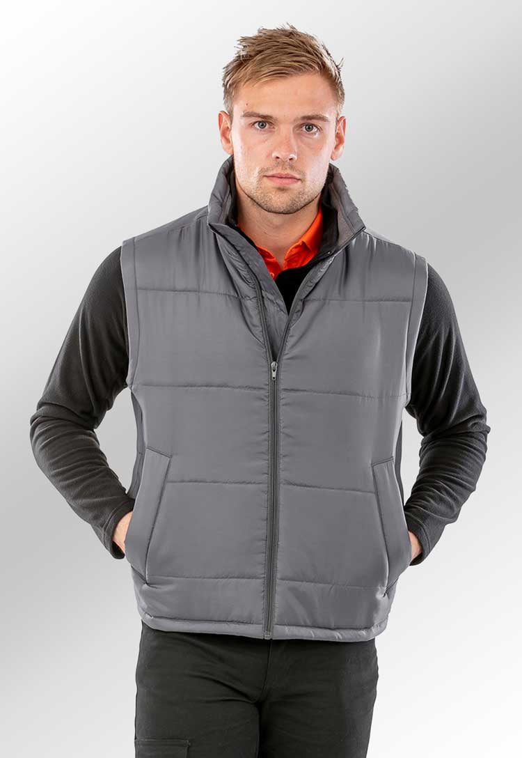 Model wearing Core Bodywarmer R208X