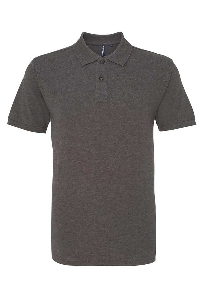 Men's Classic Fit Polo AQ010 in charcoal