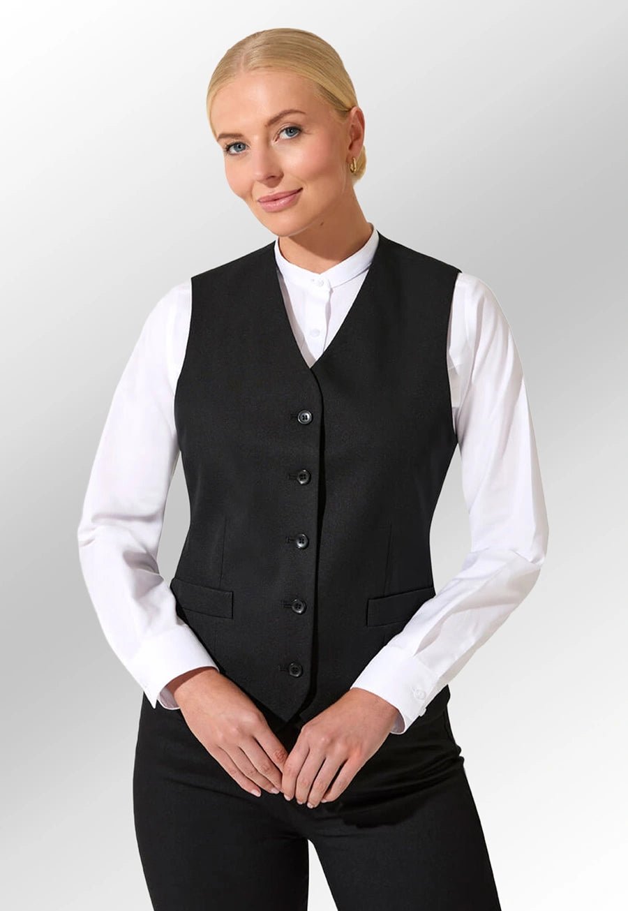 Hospitality Ladies Waistcoat - The Work Uniform Company