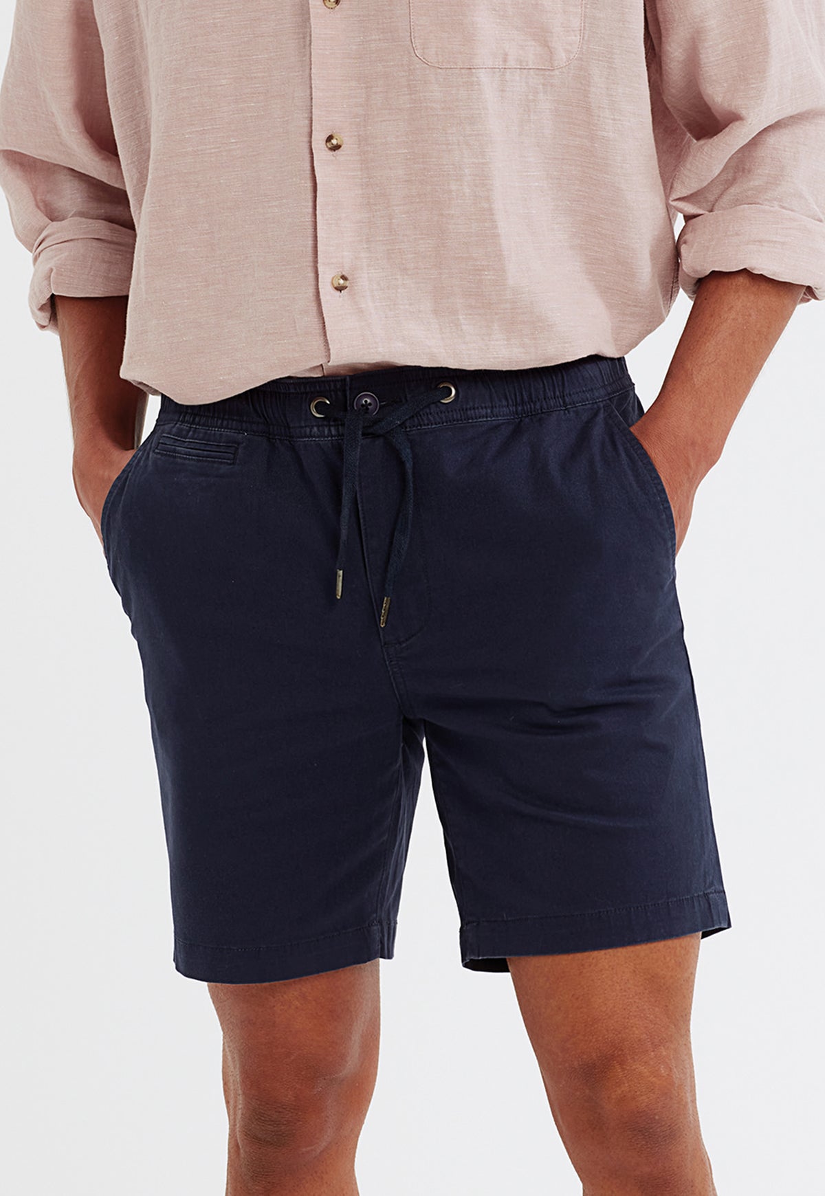 Chino shorts with drawstring online