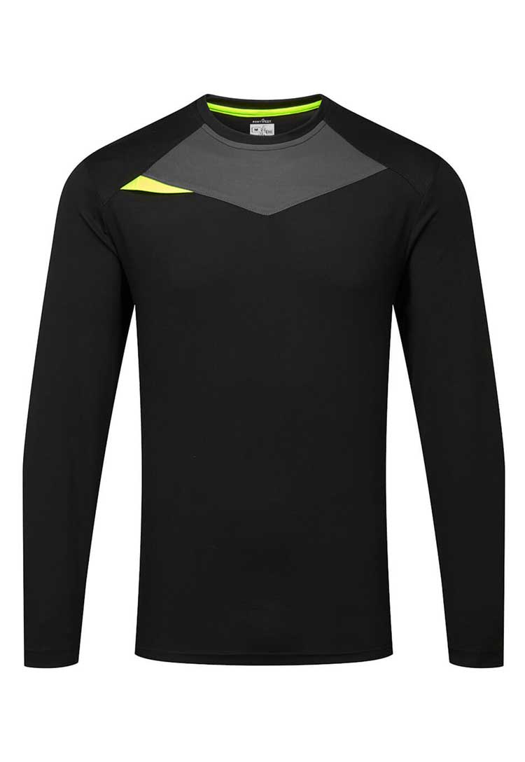 DX4 Long-Sleeve T-Shirt DX415 in Black