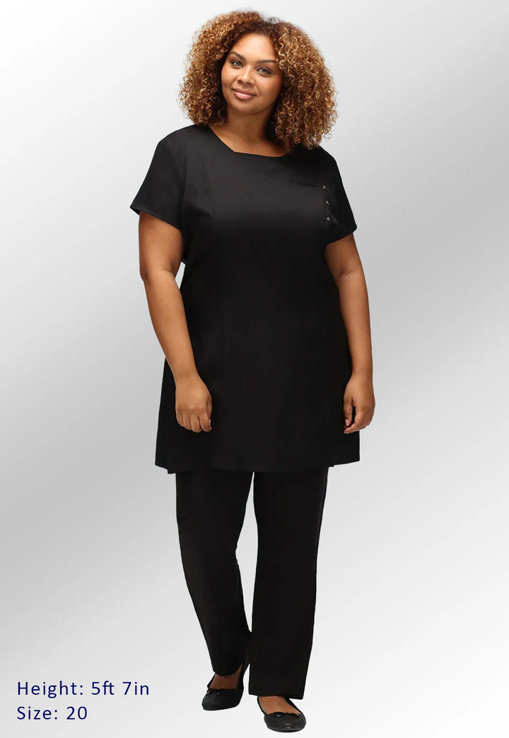 Eliza Longer Length Tunic - The Work Uniform Company