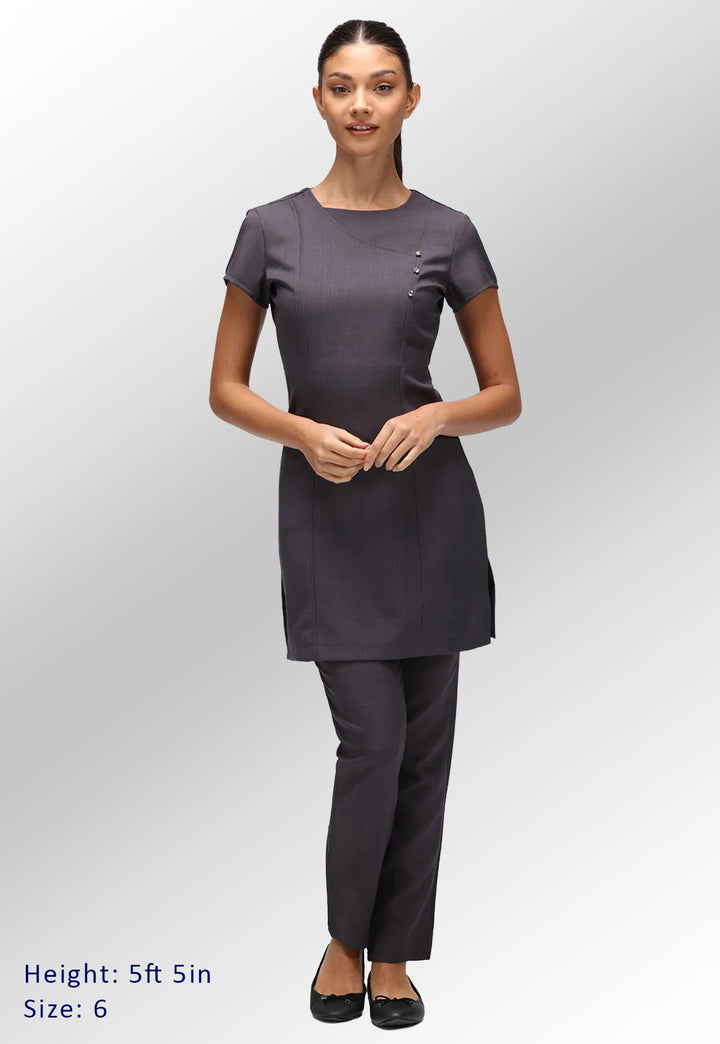 Eliza Longer Length Tunic - The Work Uniform Company