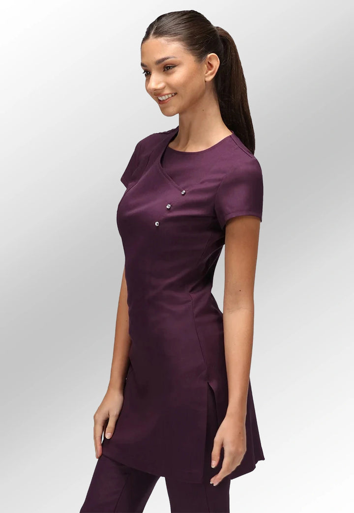 Eliza Longer Length Tunic - The Work Uniform Company