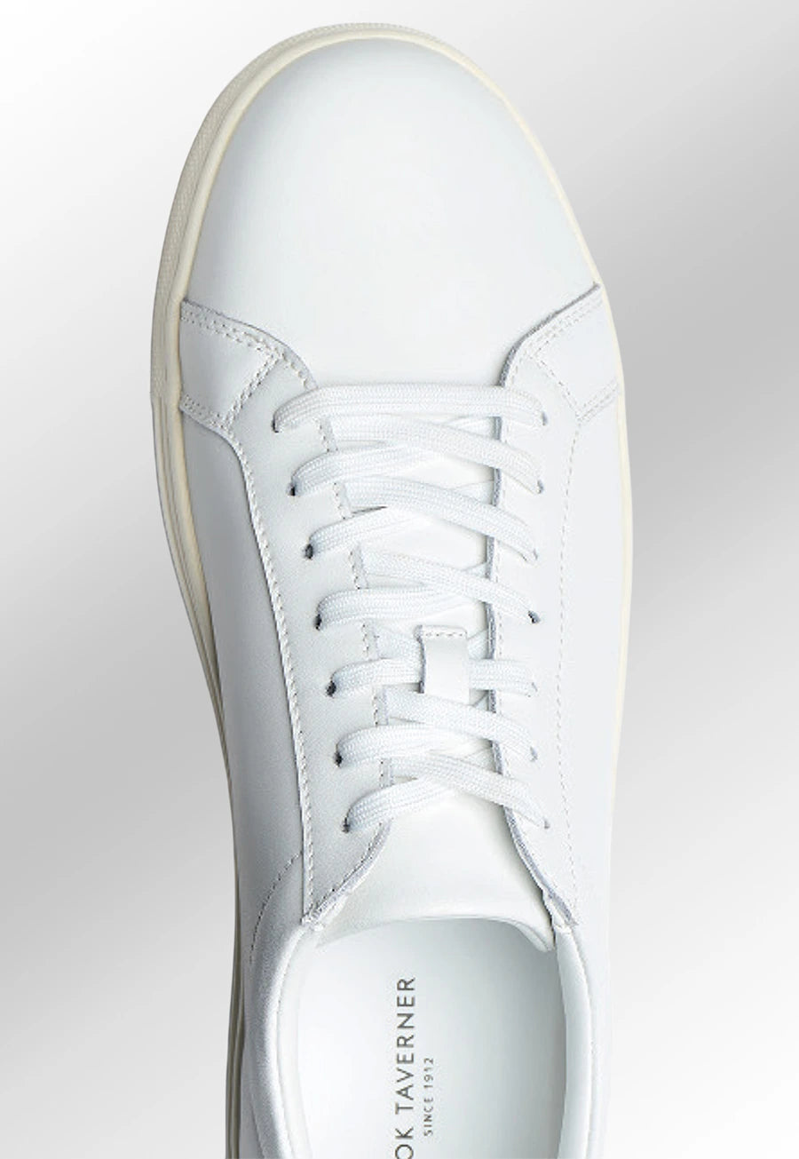 Brook Taverner White Work Sneakers for Men & Women