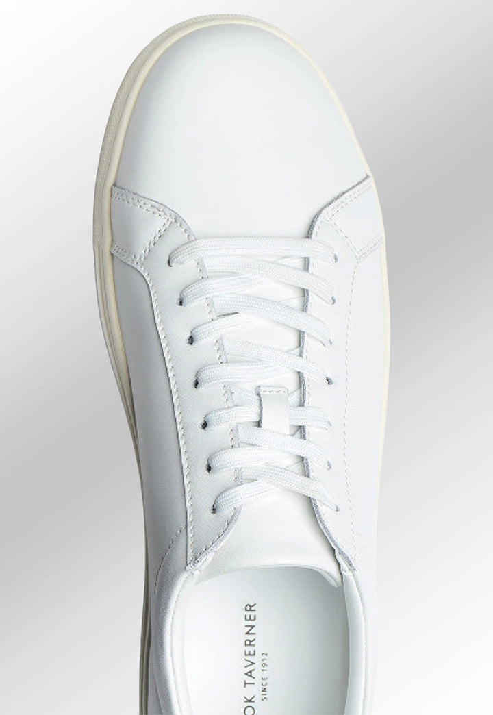 Brook Taverner White Work Sneakers for Men & Women