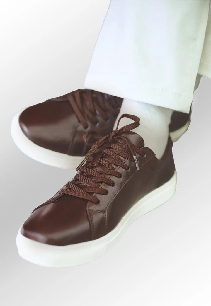 Elsa Women's Trainers (Brown) - The Work Uniform Company