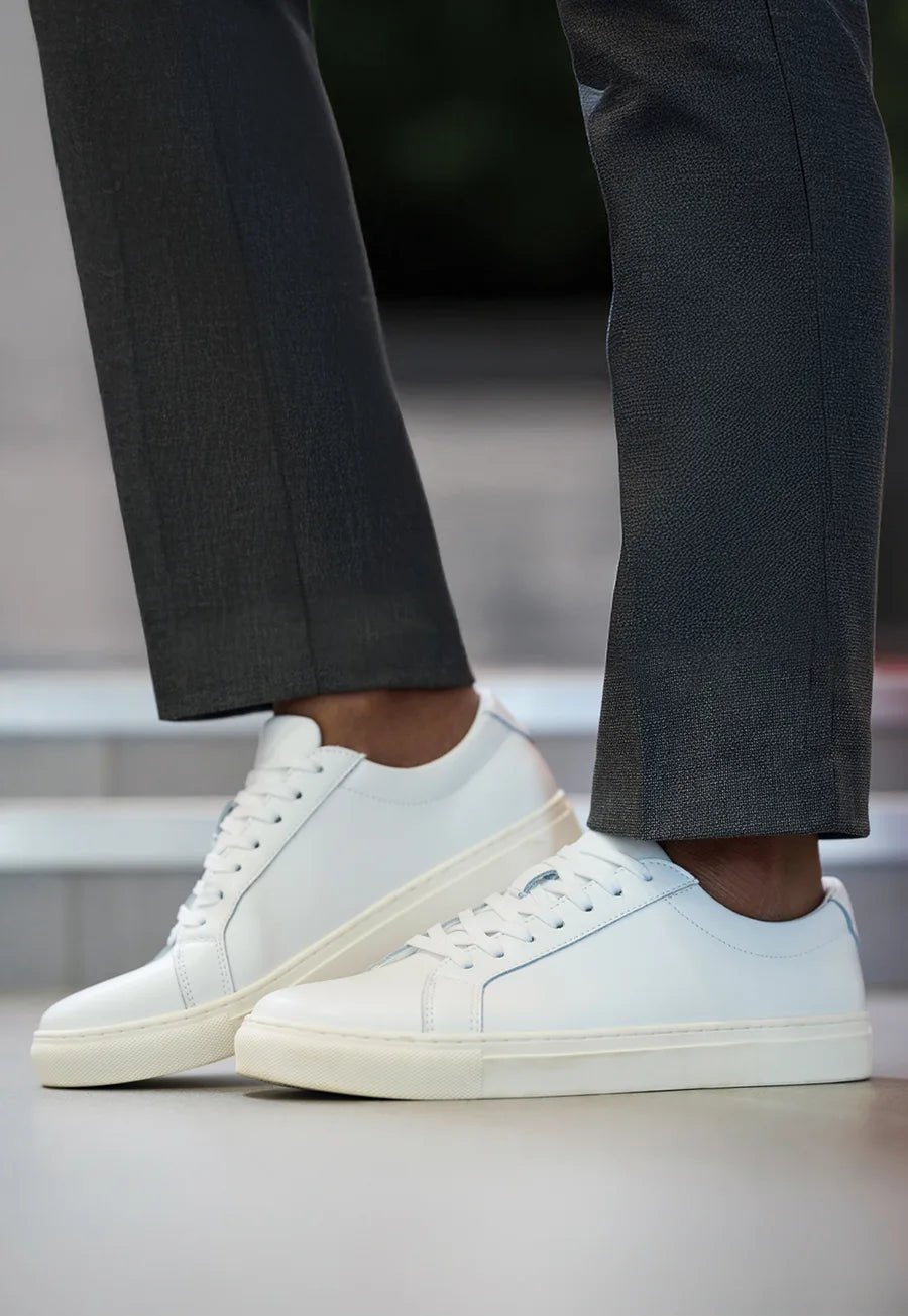 Elsa Women's Trainers (White) - The Work Uniform Company