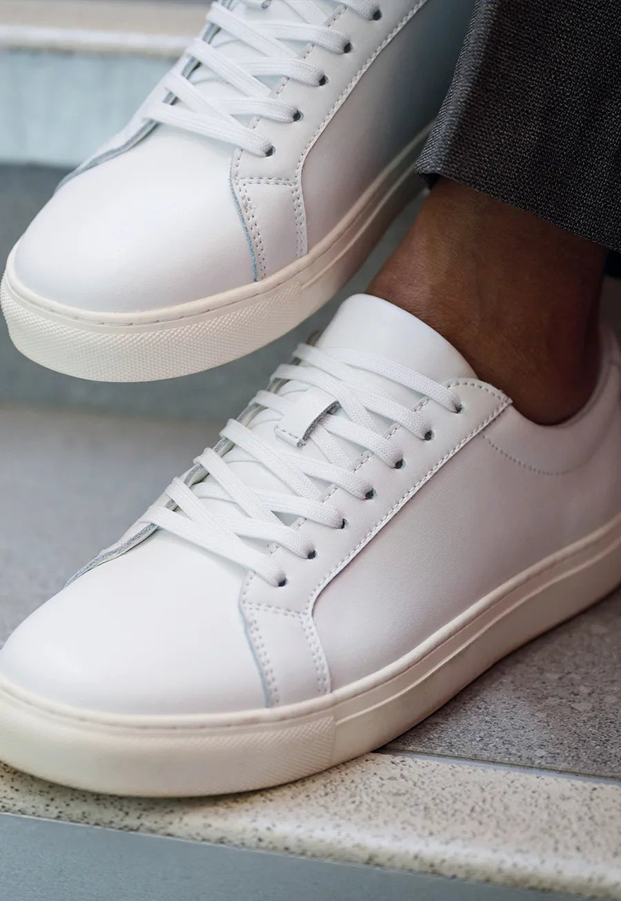 Elsa Women's Trainers (White) - The Work Uniform Company