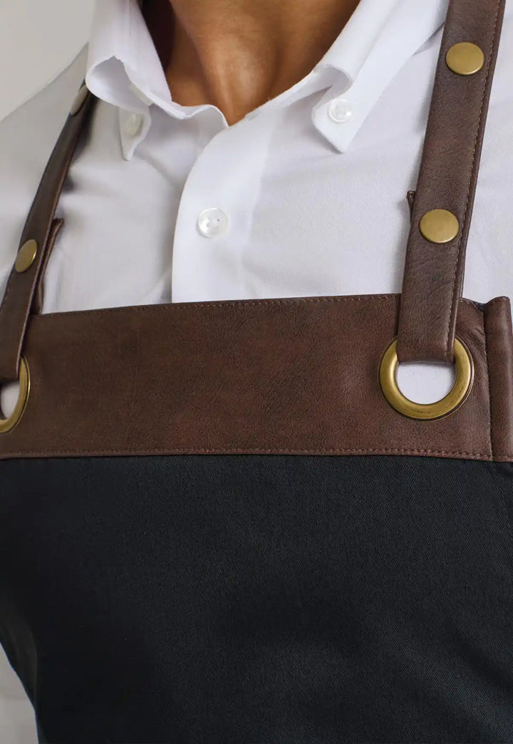 Espresso Bib Apron - The Work Uniform Company