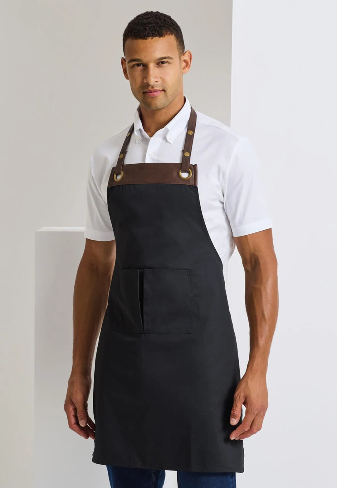 Espresso Bib Apron - The Work Uniform Company