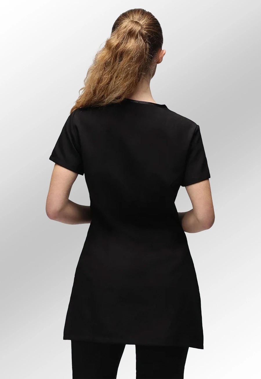 Eve Contrast Zip Tunic - The Work Uniform Company