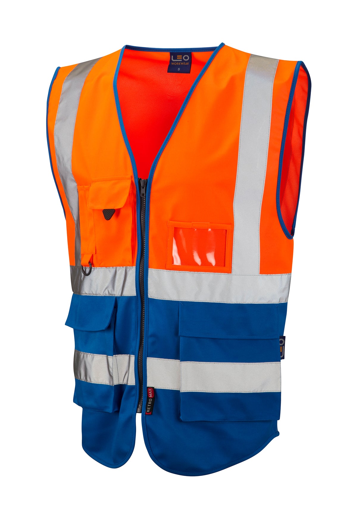 Lynton Hi Vis Superior Waistcoat Orange - The Work Uniform Company