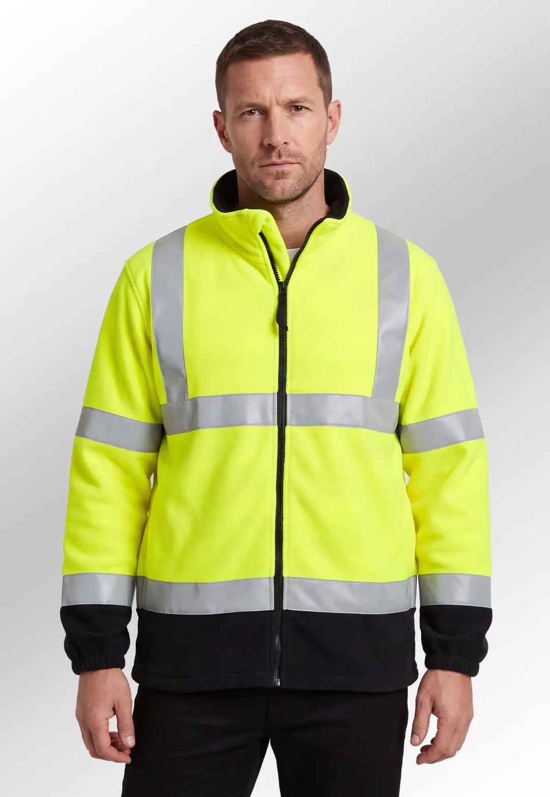 Flame Resistant Anti - Static Hi Vis Fleece FR31 - The Work Uniform Company