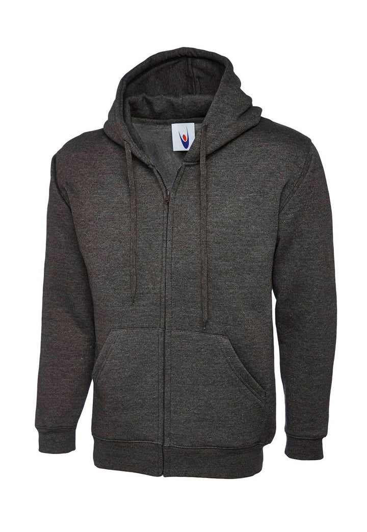 Classic Full Zip Hooded Sweatshirt UC504 - The Work Uniform Company