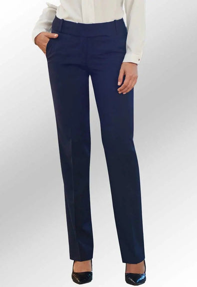 Navy blue formal trousers for best sale ladies