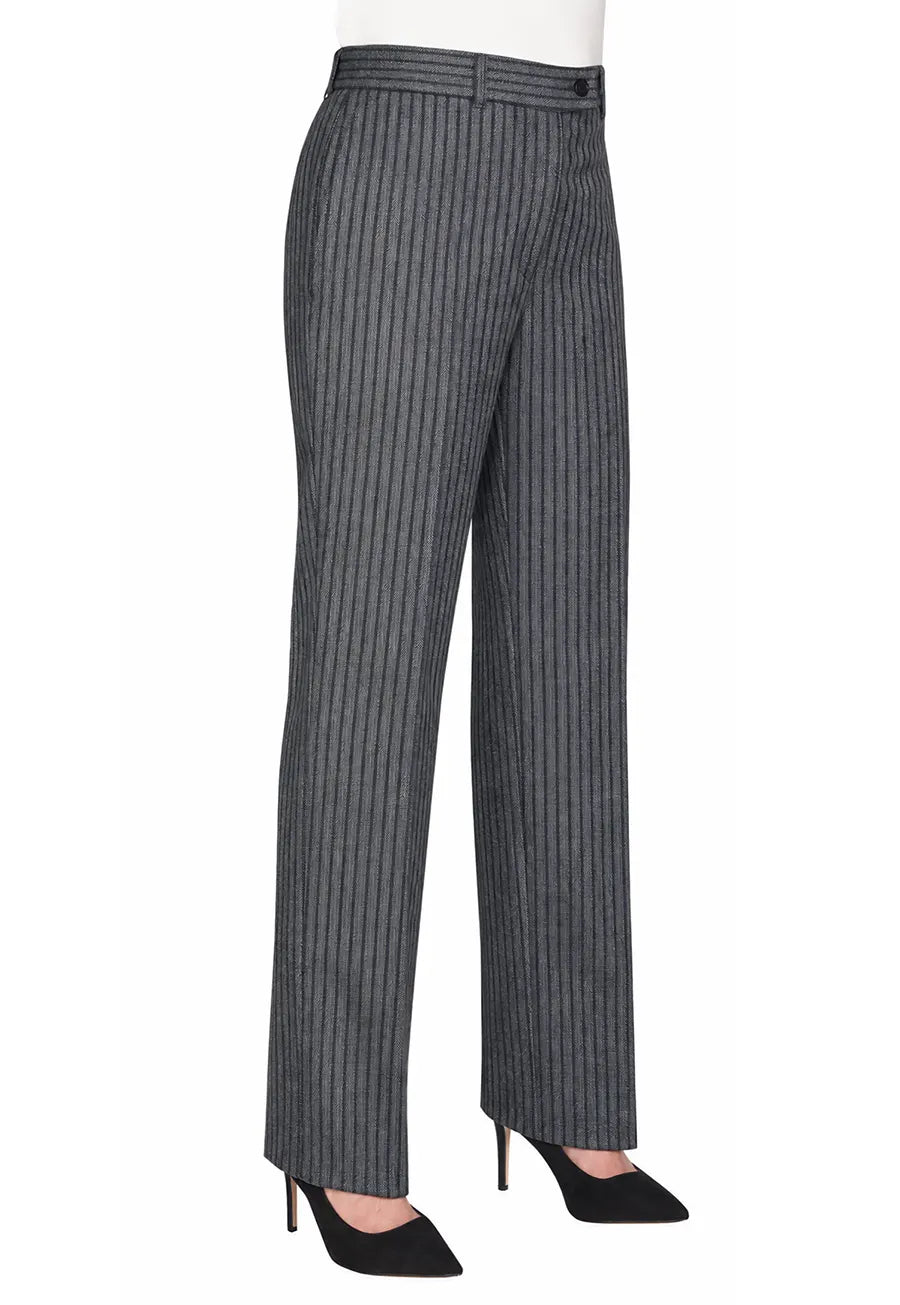 Ladies Morning Stripe Funeral Trousers - The Work Uniform Company