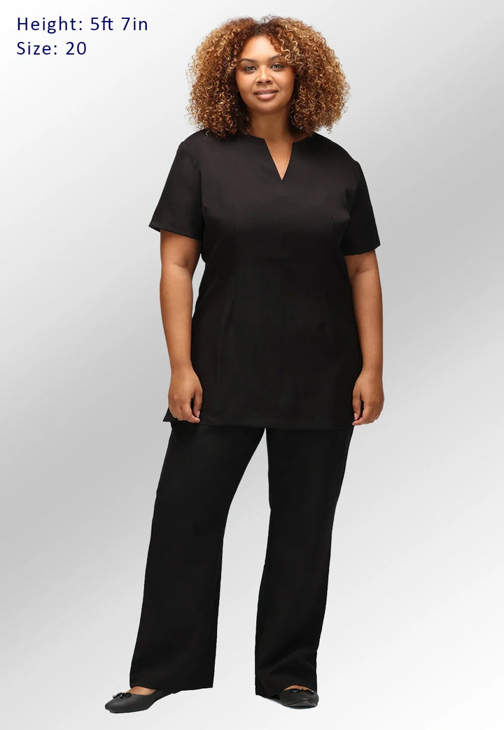 Hayley V Neck Tunic - The Work Uniform Company