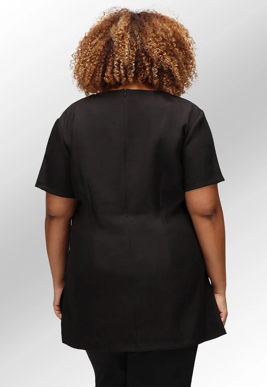 Hayley V Neck Tunic - The Work Uniform Company