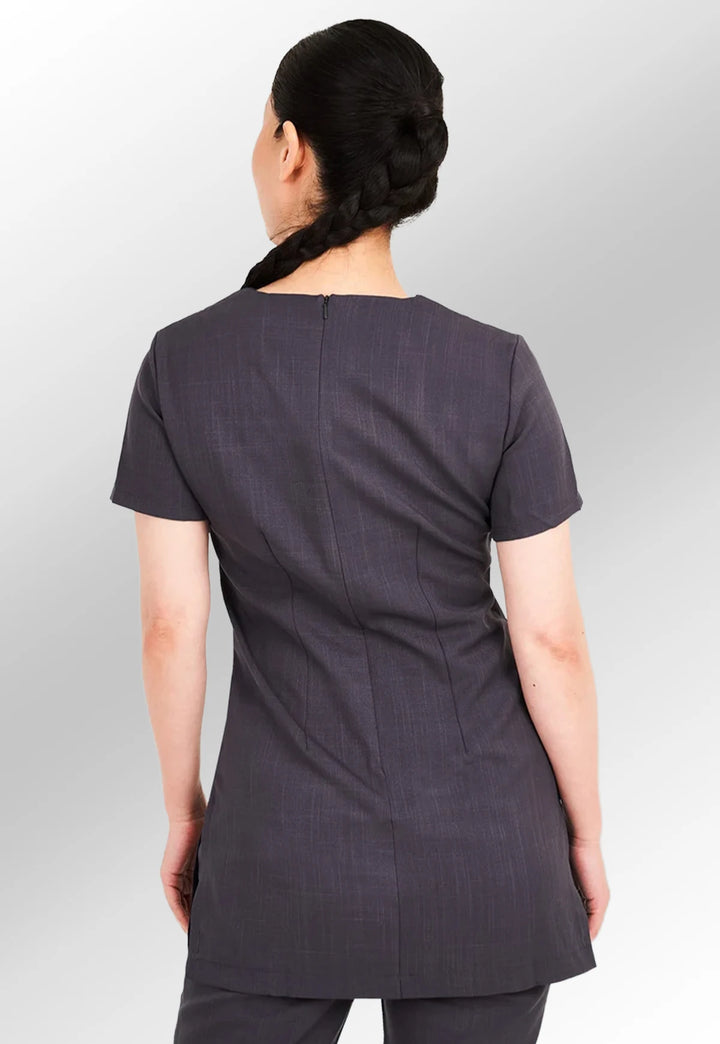 Hayley V Neck Tunic - The Work Uniform Company
