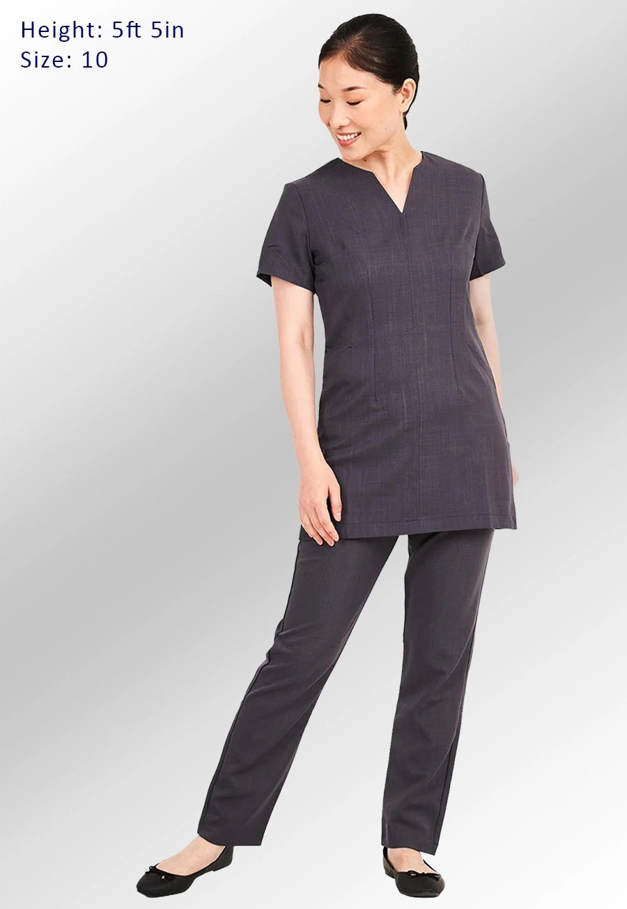 Hayley V Neck Tunic - The Work Uniform Company