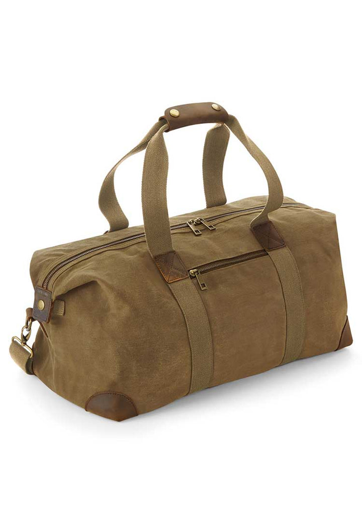 Heritage Waxed Canvas Holdall QD650