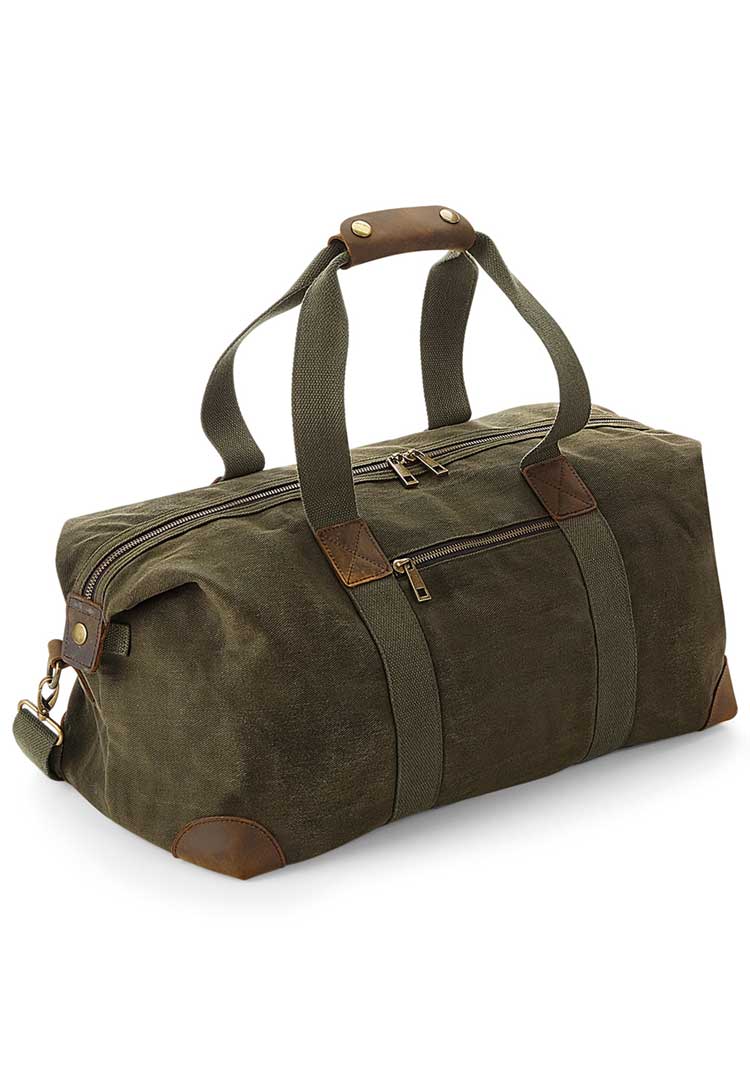 Heritage Waxed Canvas Holdall QD650